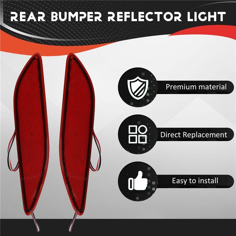 Precise Car LED Rear Bumper Reflector Light Taillight Fog Light Brake Light For Toyota Alphard 40 Series 2023+