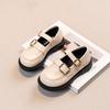 Girls' Leather Shoes 2025 Spring and Autumn New Children's Breathable Single Shoes Soft Sole Light Princess Shoes Korean Version of Girls Loafers