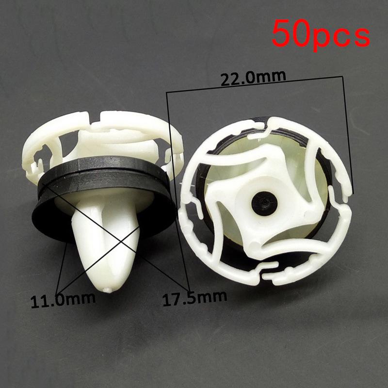 

50-Pack Car Door Trim Clips: Fits Citroen C4L, DS5, Peugeot 508, 301 Polarlander Variant