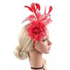 Feder Fascinator Haarspange für Reisen Leichtes Netz Haarschmuck Geeignet für Rennen Bälle Fotoshootings Täglichen Gebrauch