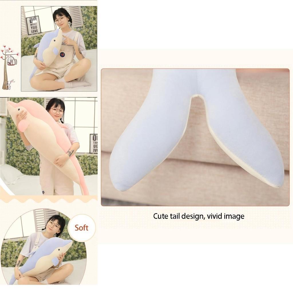 Adorable Dolphin Plush Toy Soft And Fluffy Ocean Animal For Kids And Adults