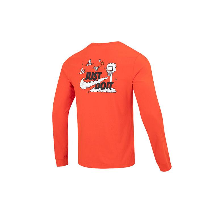 

New Nike T Shirts Men s Orange Red DZ2696-633 XXL