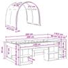 Children s Loft Bed with Storage 3 pcs White Wood Composite