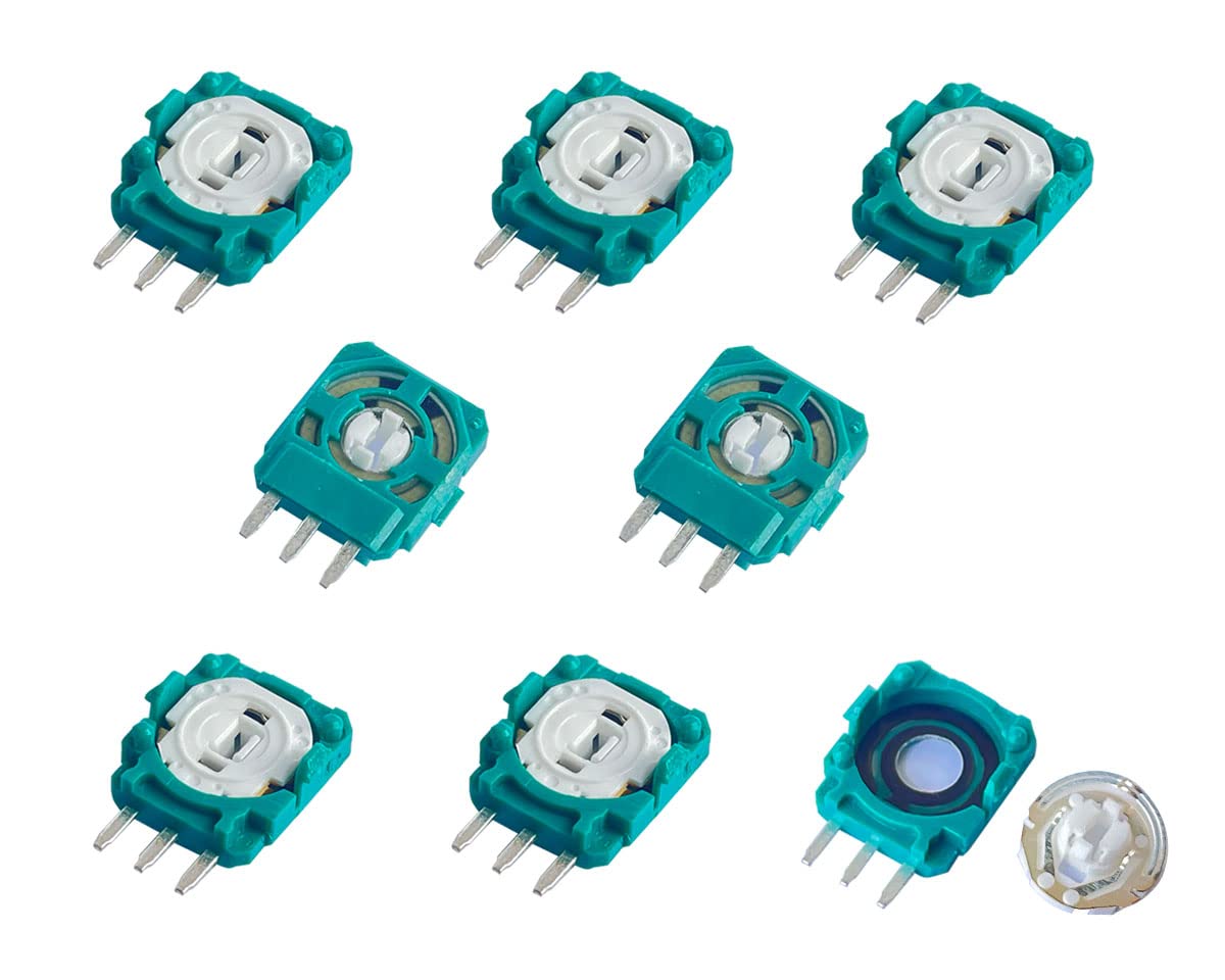 

Замінний потенціометр ALPS від ElecGear, 8 шт., 4 шт. Додаткова корекція дрейфу, змінний датчик пальця, Ремонтна частина для аналогового джойстика ALPS