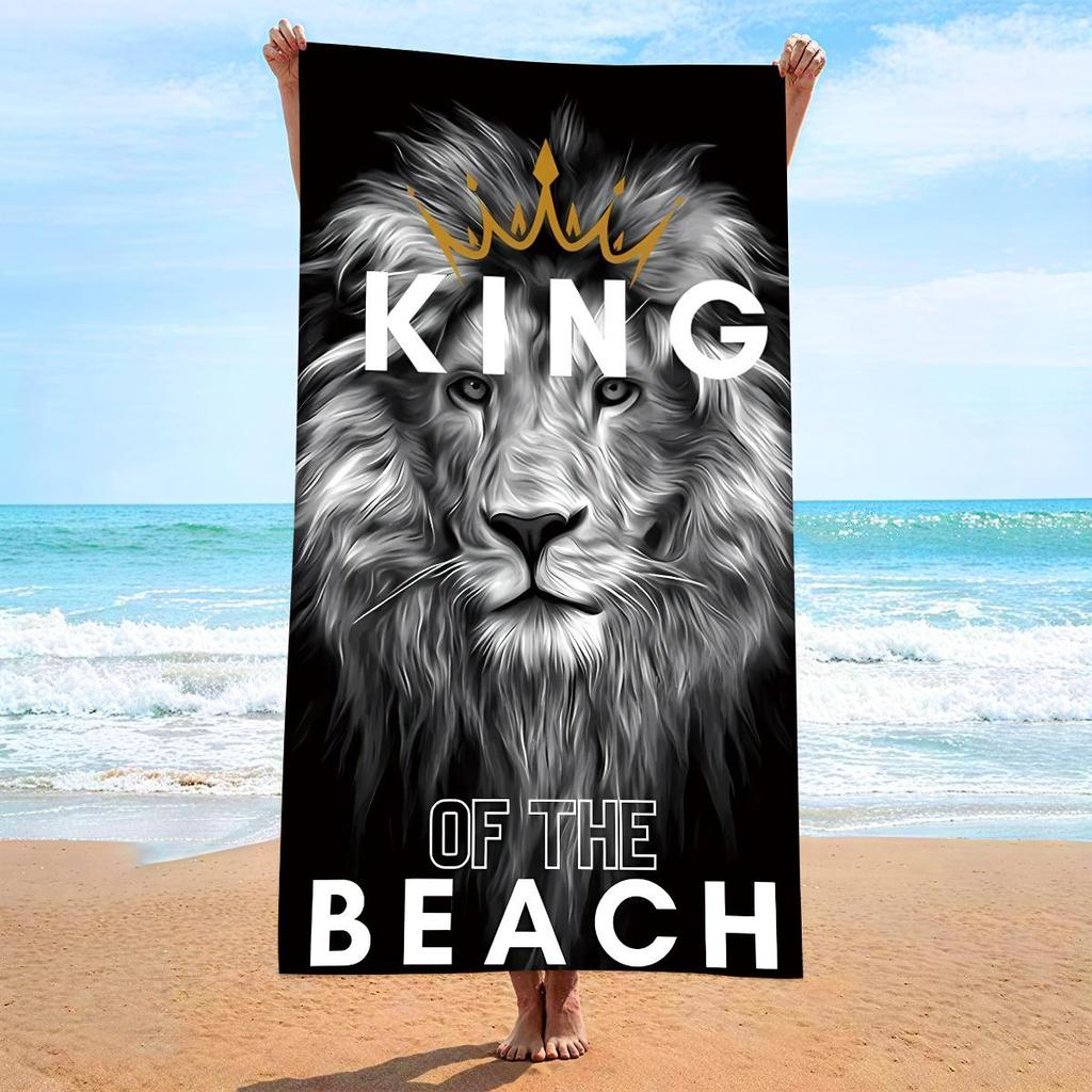 Active Beach Towel 70 * 140 Collection, Microfiber Printed Beach Towel, Absorbent Towel 70 * 140cm 230g
