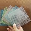 Double-Sided 16x16 Transparent Stud Baseplate for MOC Building Block Scene