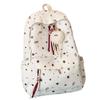 Schoolbag Cartoon Star Contrasting Backpack Women Waterproof Leisure Travel Backpack Junior High School Schoolbag Ins Student Schoolbag