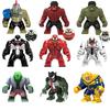 Marvel superhero building blocks, Spider Man, Venom, action characters, toys, anime characters, assembled dolls, birthday gifts