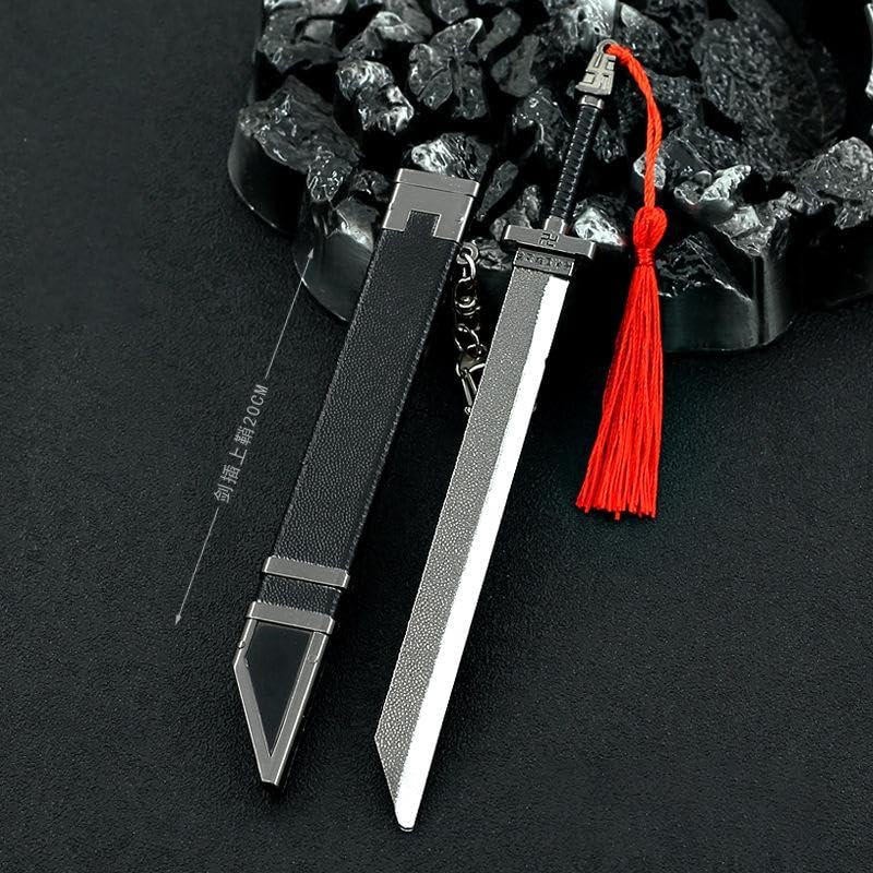 [Nekogamiyama] Suikoden: Wu Song's Great Sword, 20cm Long / Miniature Figure, Collector's Item, Decorative Item