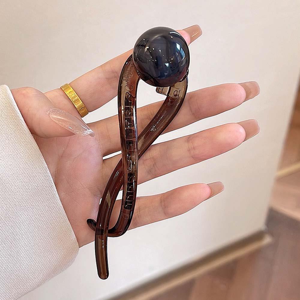 

Ретро S-образные заколки для волос с хвостиком, новая мода, разноцветные витые полые заколки в форме акулы, головной убор, аксессуары для волос, подарок