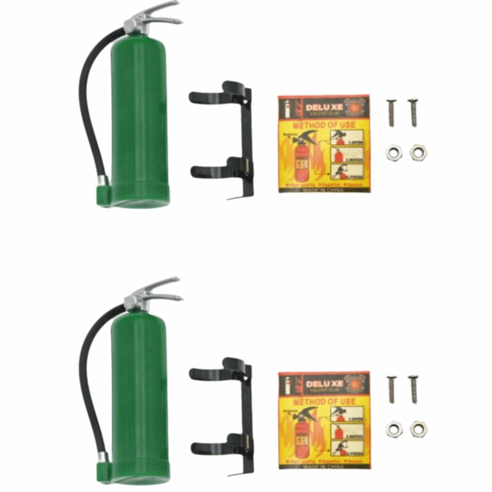 2Set Plastic RC Decorative Fire Extinguisher for TRX4/SCX10/D90 RC Cars For RC Rock Crawler