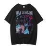 2025 New Anime Solo Leveling with Printed Pattern Fashion Pure Cotton Short Sleeve Trend Casual Men's T Shirt Leveling
