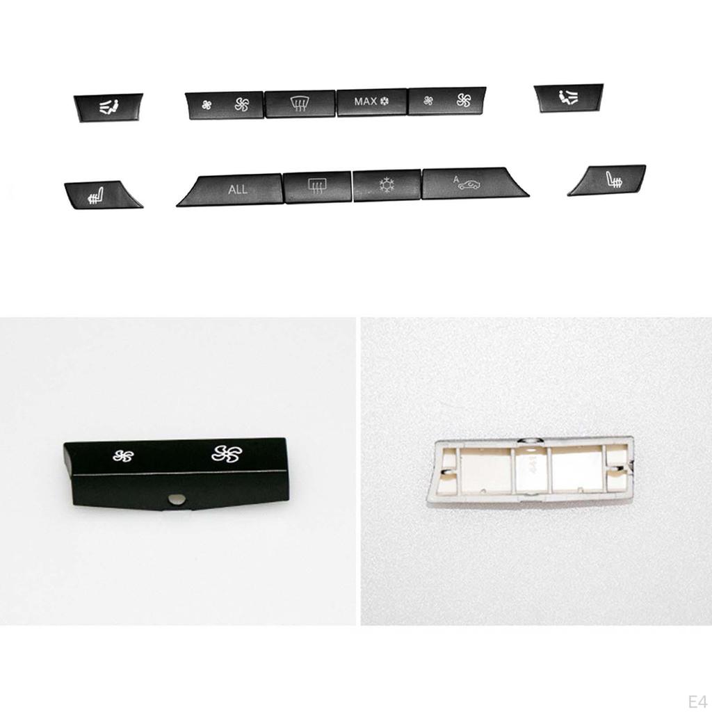 Auto Button Key Caps Repair Set, 61319313923 Cover Vehicle for F07 F10 F11 High Performance