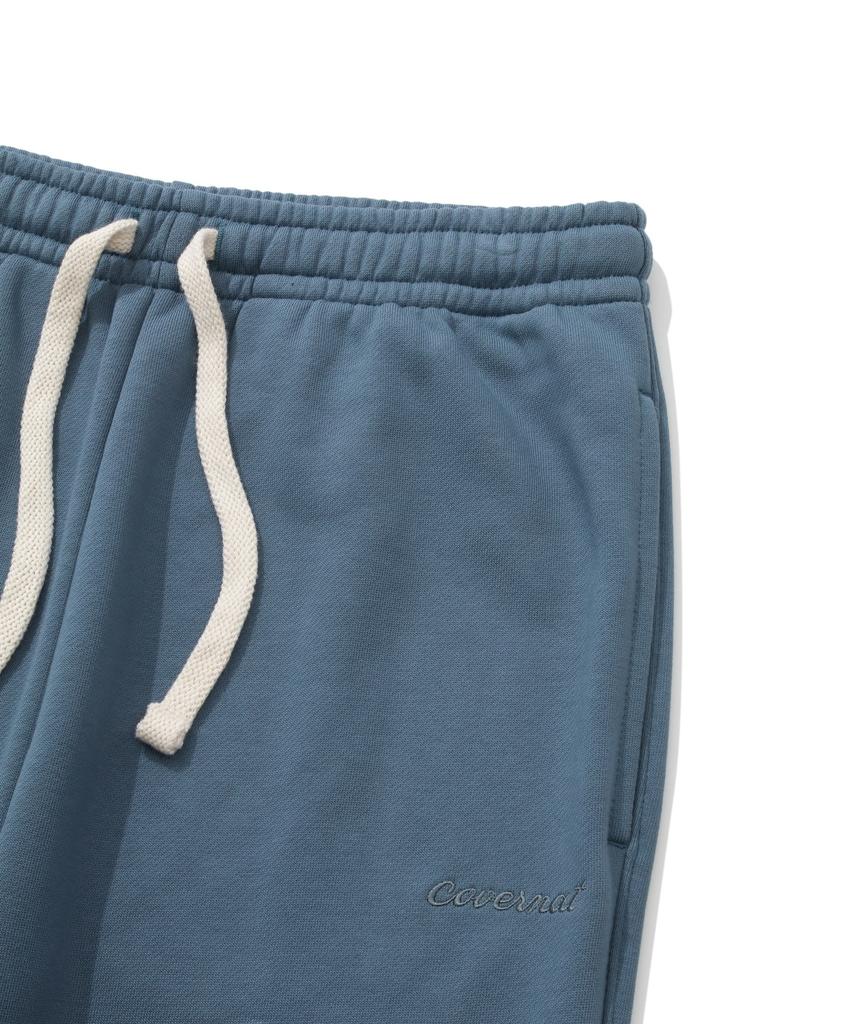 COVERNAT WOMAN Semi-Bootcut Sweatpants Dark Blue