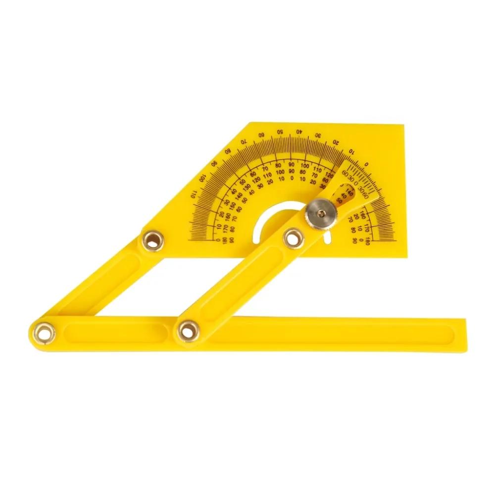 Plastic angle conveyor for carpentry, angle ruler, corner finder, carpentry tools, 0° to 180°