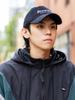 Beams Heart Men's Corduroy Emblem Baseball Cap, Black/Free