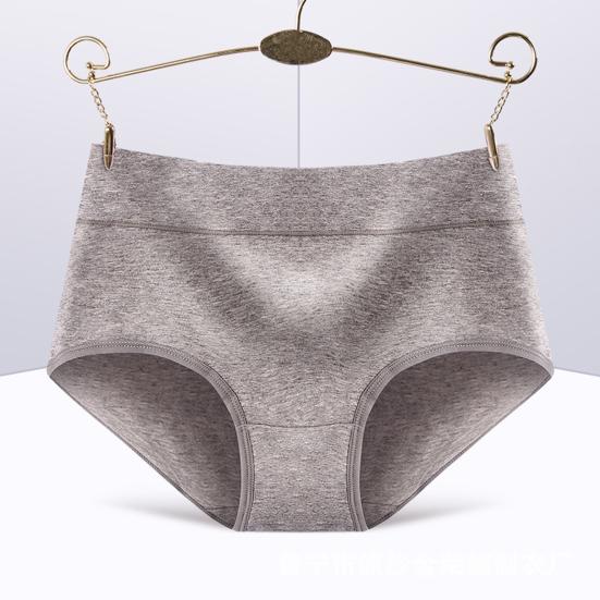 Damen Unterhose Mittlere Taille Einfarbig Baumwolle Po-lifted Gute Atmungsaktivität Elastisch Schnelltrocknend Sport