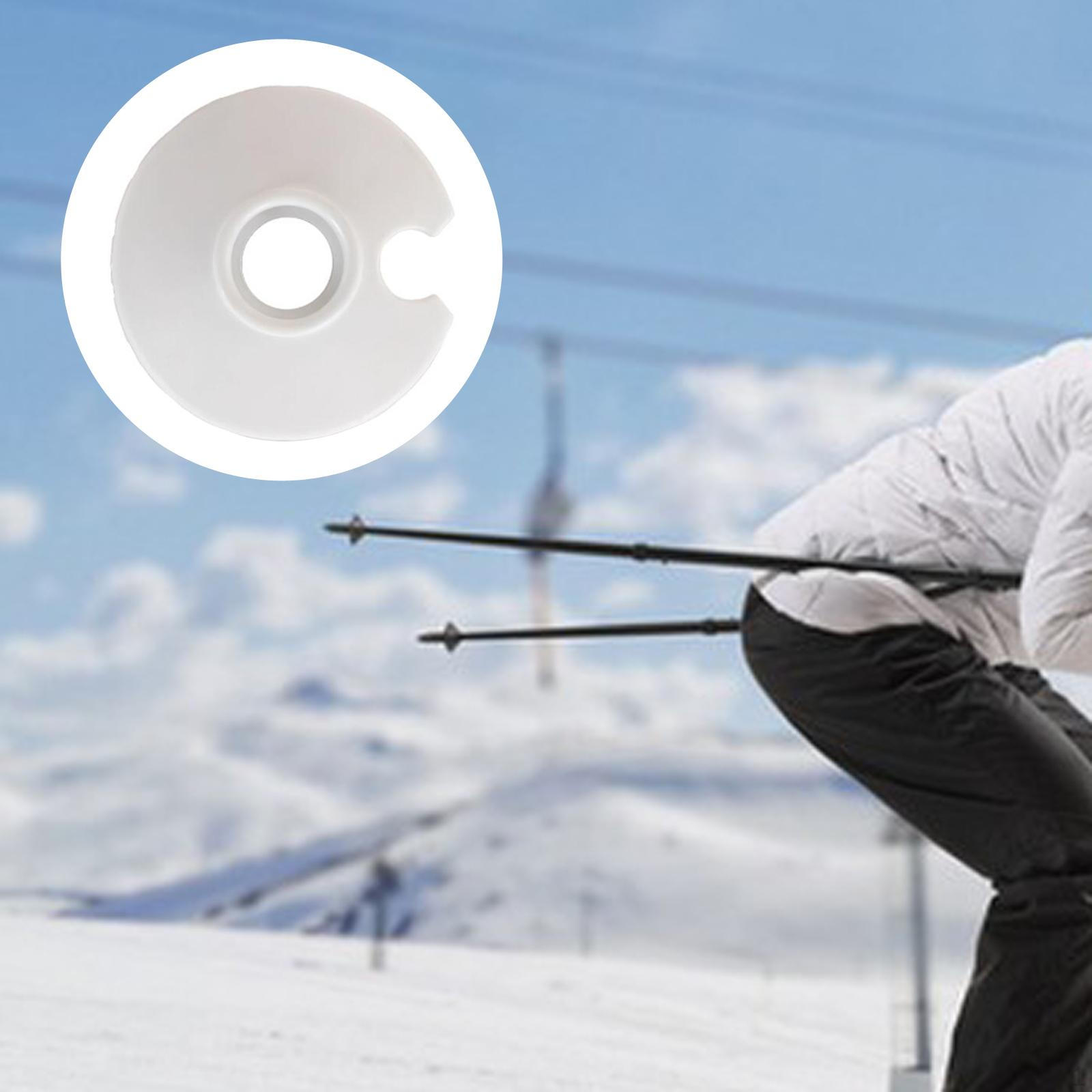 

Корзина для треккинговых палок Замена и Грязезащитная Сверхпрочная,Круглая,Аксессуары для наконечников лыжных палок для белый