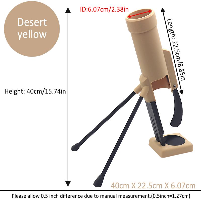Mortar Style Beer Bottle Opener Creative Cap Launcher 330/500ML Eco-Friendly Bar Decor for Men Dad Camping Travel