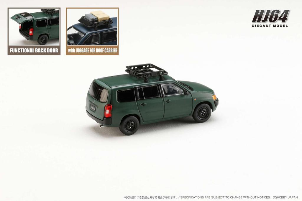 HJ64 Toyota Probox Custom Version Matte Gray Finished Product 1/64
