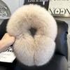 Winter Real Fox Fur Earmuffs Girls Fluffy Plush Ear Muff 100% Real Natural Fur Earmuff  Colorful Fur Ear Warmer