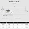   Professional Electronic Vernier Caliper Stainless Steel Body Double Unit Conversion Clear LCD Screen 0.01mm Resolution