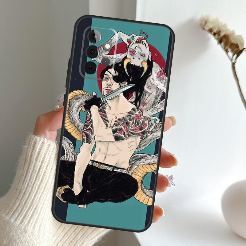Yakuza Goro Majima's Hanya For Samsung Galaxy A51 A71 A12 A22 A32 A52 A72 A13 A23 A33 A54 A53 A34 A73 A21S A52S Phone Case