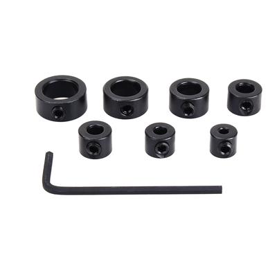 8 Stück Bohrer Tiefenanschlag Kragen Set 3-12mm Positionierer mit Sechskantschlüssel