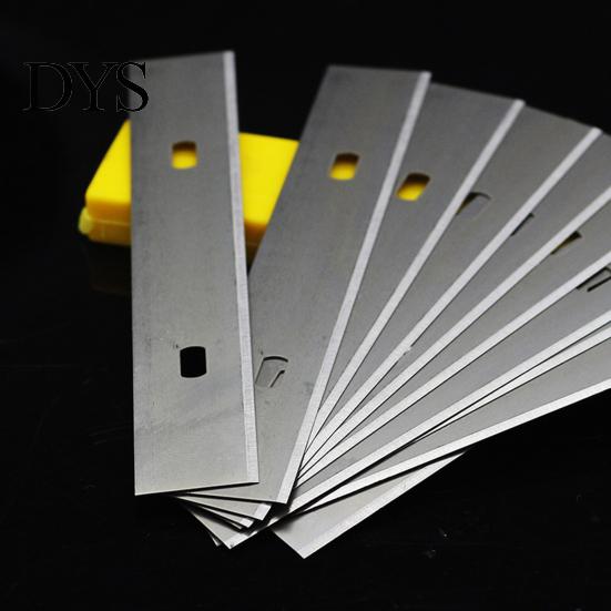 Thickened 10Pcs 4inch Scraper Blades Sharp Carbon Steel Universal Clean Tool Blade Set for Window Spatula