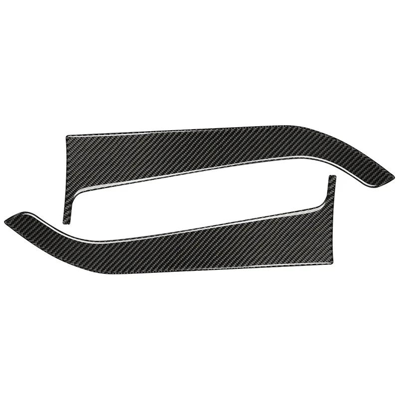 2 Stück Kohlefaser Auto Innere Vordertür Anti-Tritt-Panel Schutzabdeckung Innenraum Dekorationsaufkleber Für Ford Mustang 2015-