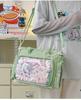 Kawaii Bowknot Itabag Tote - Sweet JK Girl Anime Transparent Badge Carrier