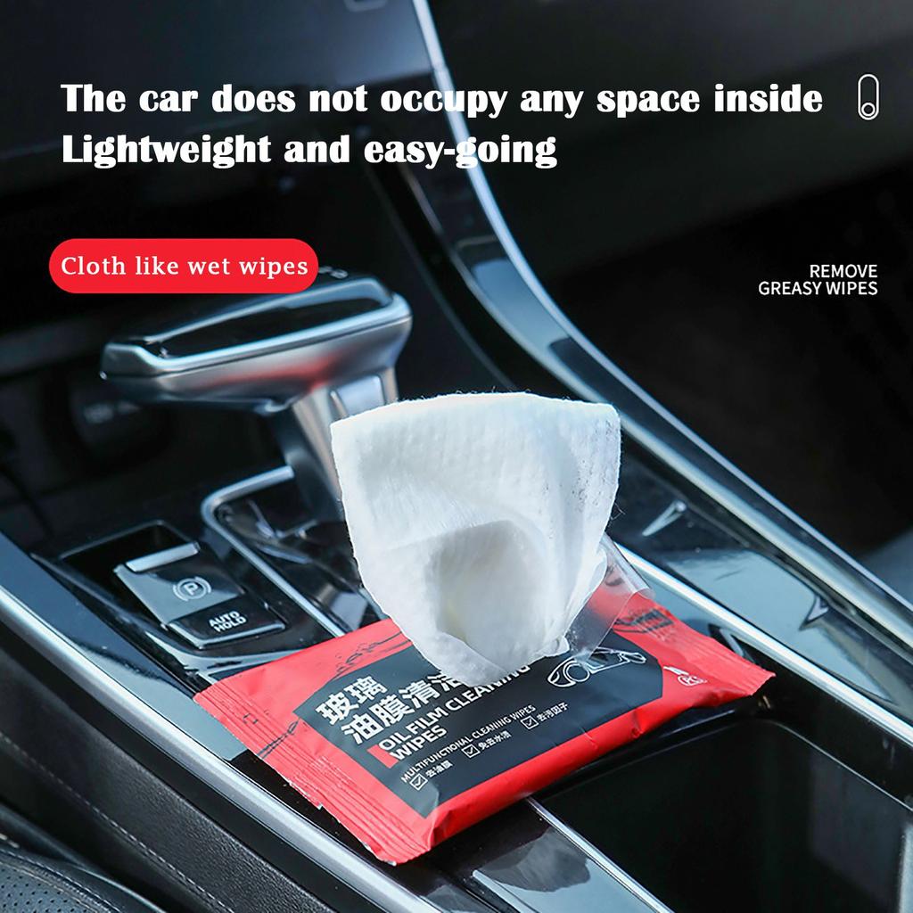 1ml Ubrousky na odstranění olejového filmu ze skla auta