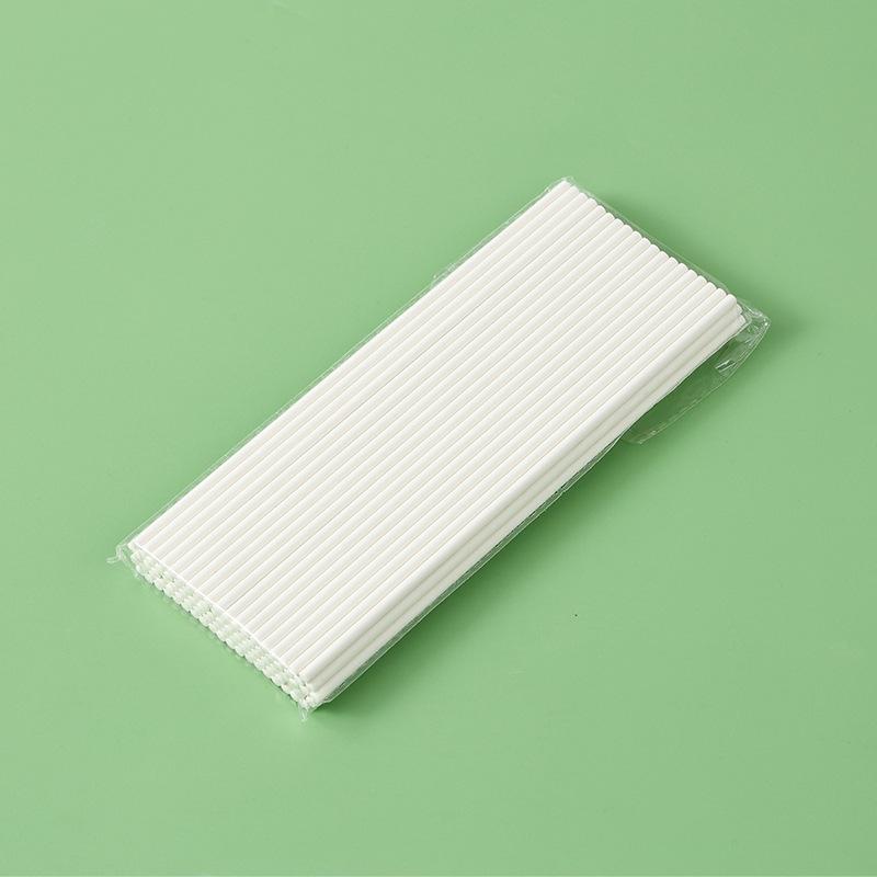 Bâtonnets pour sucettes et gâteaux en papier solide de qualité alimentaire - Lot de 100 pour la pâtisserie DIY et la fabrication de bonbons