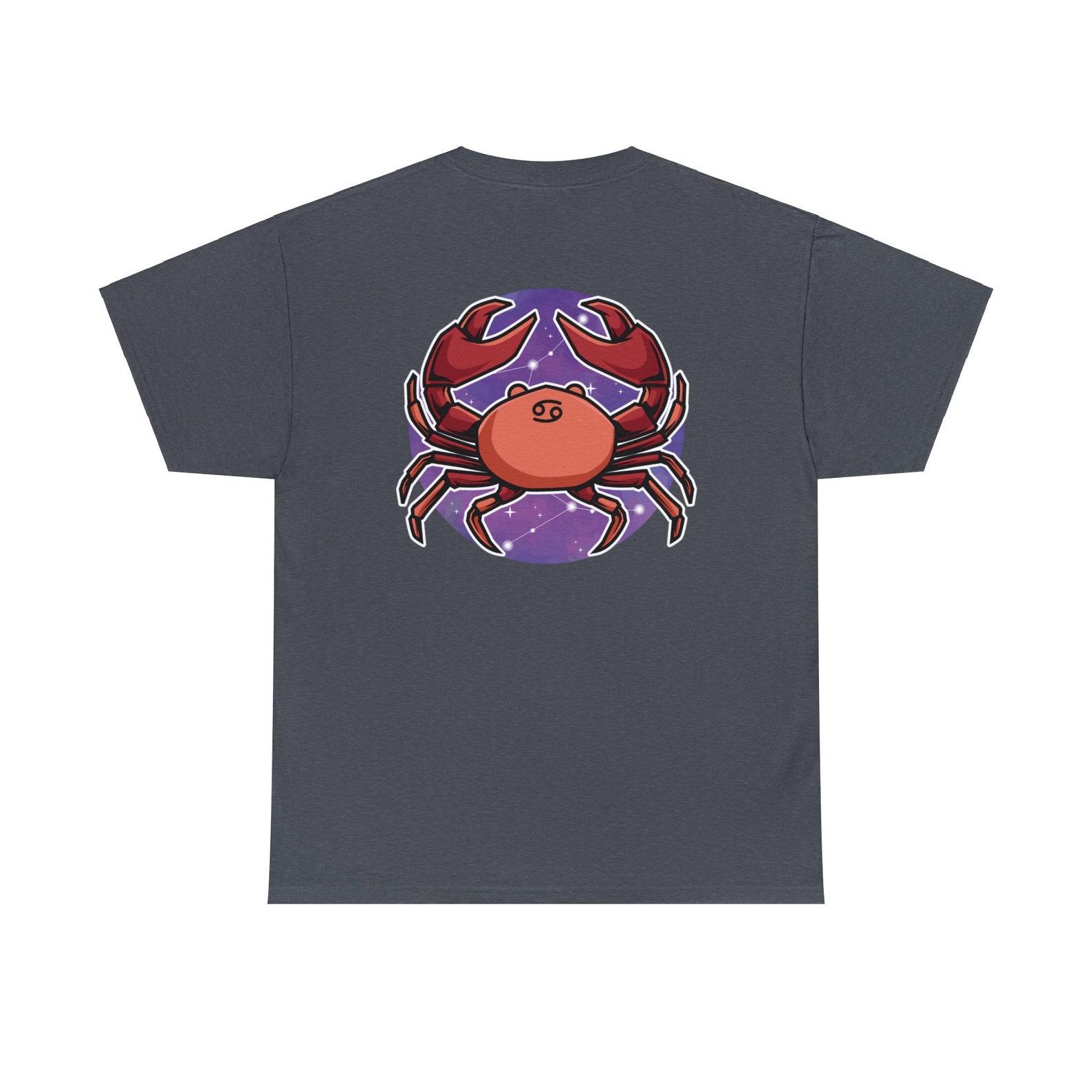 Cancer Zodiac T-shirt: Horoscope Sign, Astrology Gift L