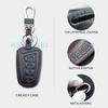 Leather Car Key Cover Bag For Hyundai Santa Fe Sport Equus Genesis Sedan Azera Grandeur Remote Fobs Shell Case Auto Accessories