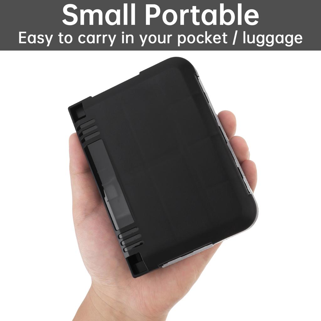 16 Fächer Karpfenangeltackle Organizer Kunststoff Aufbewahrungskoffer für Haken Wirbel Sprengringe Zubehör