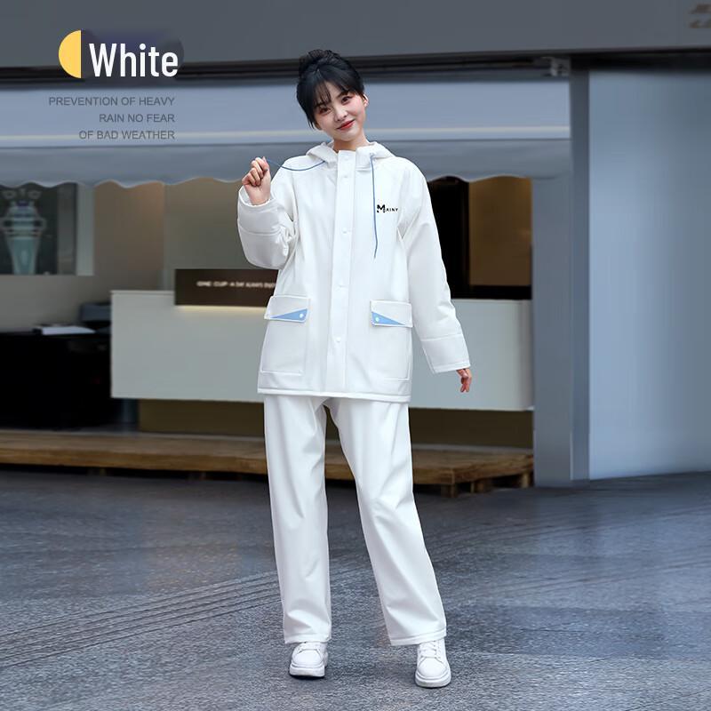 Взрослый светоотражающий раздельный дождевик