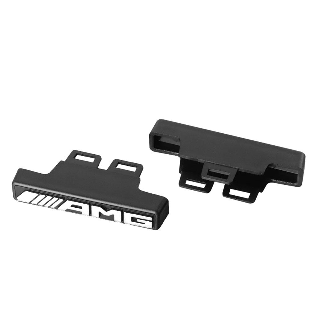 1 Peça Emblema AMG 3D ABS Adesivo de Emblema para Grade Frontal de Carro Para Mercedes Benz Amg X156 W204 W205 W203 W211 W212 W169 GLC CLK CLA A180