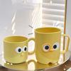 3D Cartoon Mouthwash Cups for Home Use, High Beauty Coffee Cup with Handle, Student Couple Toothbrushing Cup,Christmas Gift