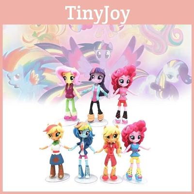 Entzückendes 12cm My Little Pony Friendship Is Magic PVC Figurenset in farbenfrohen Designs