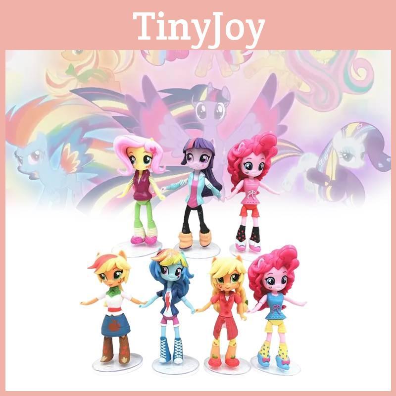 Adorable 12cm My Little Pony Friendship Is Magic Pvc Figure Set In Colorful Designs