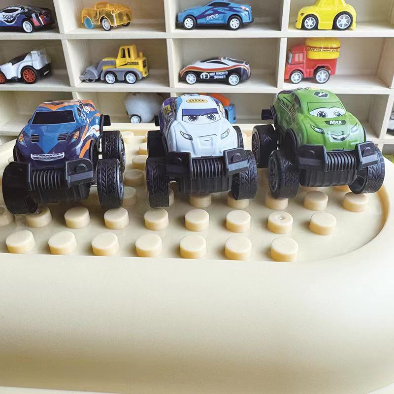 Children's Mini Alloy Pull-Back Toy Car Set In Gift Tin