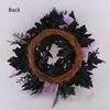45 cm Seasonal Wreath for Door Wall Window or Porch Use with Dark Finish Round Shape and Entry Area Placement during Seasonal Change