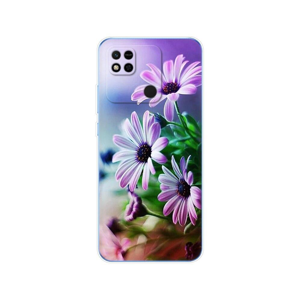 For Redmi 10A Case Back Cover For Xiaomi Redmi 10A Phone Case Redmi10A Bag Tpu Soft Silicon Protective Bumper Etui Funda Coque