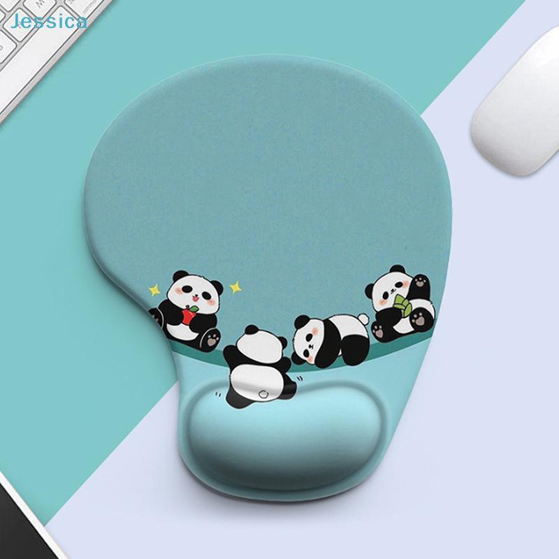 Cute Cat Ergonomic Mouse Pad | Silicone Wrist Rest for Computer