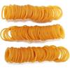AMUU Rubber Bands Mini 1200pcs Yellow Small Rubber Band Mini Soft Elastic Bands for Braids Hair Diameter 16mm Rubber Bands for Office Supplies School