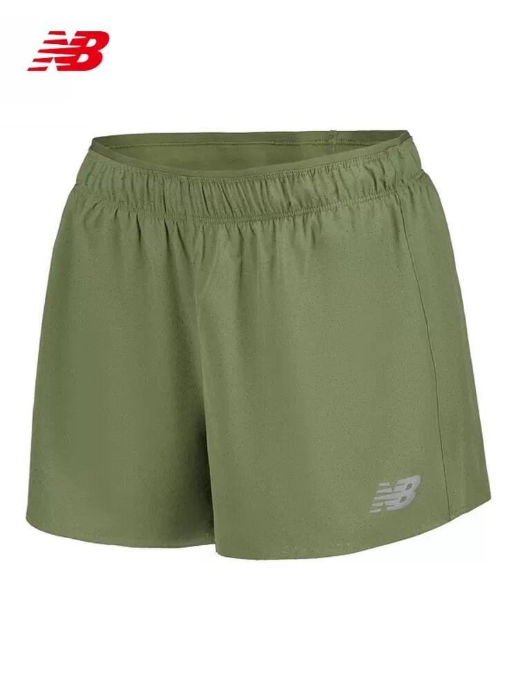 New Balance Rc Short 3 Women s Woven Sports Casual Outdoor Shorts Ws41286-Dek L, 55KG