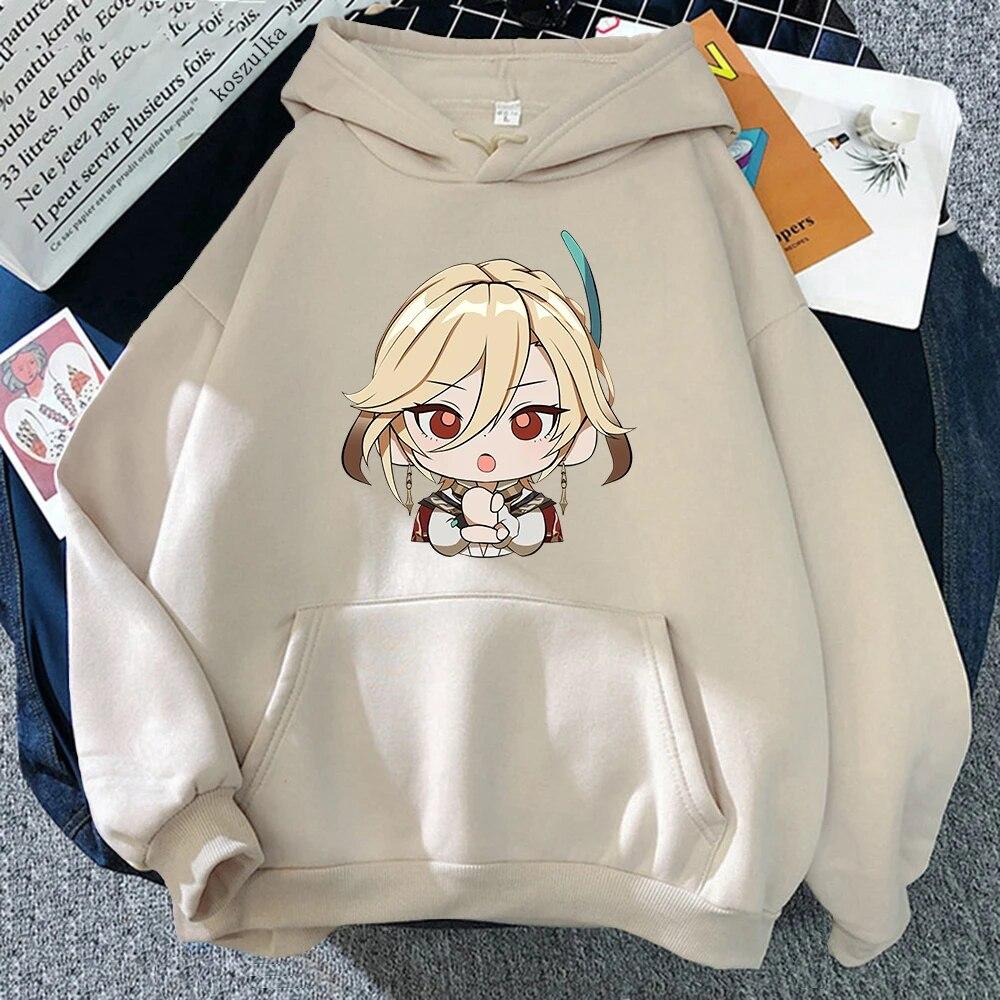 

2023 Genshin Impact Kaveh Hoodie Women Harajuku Aesthetic Kawaii Cartoon Graphic Hoodies Unisex Autumn Winter Hooded Sweatshirts