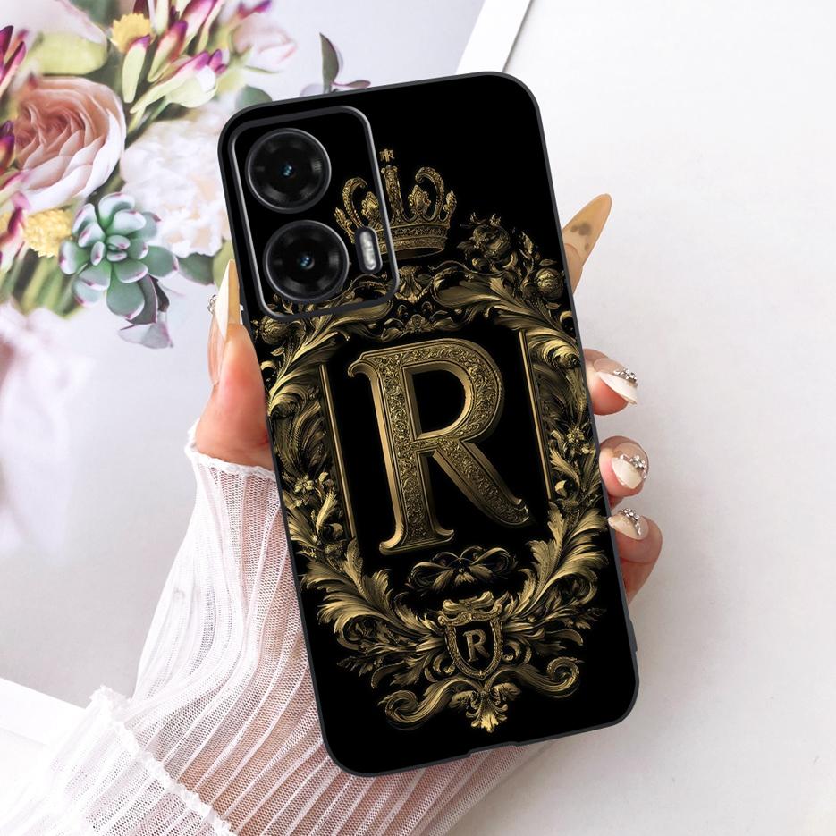 For Motorola Moto G35 Case Moto G55 G85 5G Cute Letters Cover Soft TPU Phone Case For Motorola G85 G 35 55 MotoG55 MotoG85 Shell