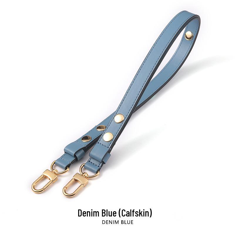 MHS-C-38 Adjustable Three-Speed Brown Women's Underarm Bag with Rivet Shoulder Strap, 26 Wash Bag Transformation.